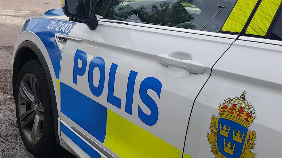 polisbil
blåljus