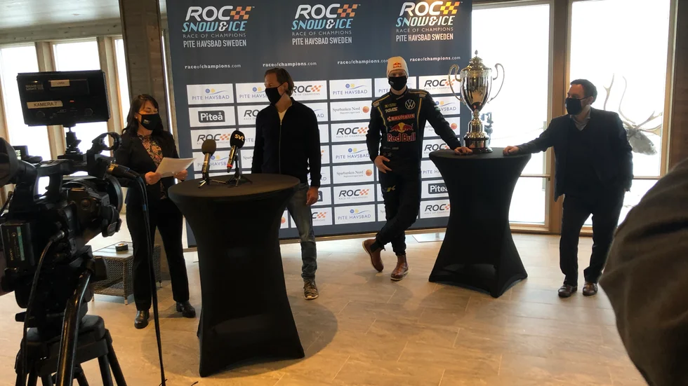 Pite havsbad inleder samarbete med Porsche inför Race of champions som körs på Havsbadets is nästa år. (Arkivbild)