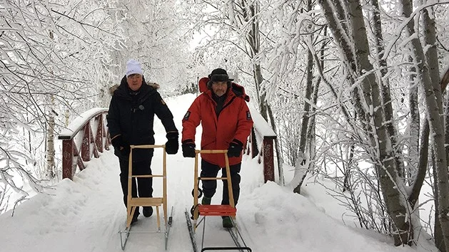 Under fredagen sparkade landshövding Björn O. Nilsson och länsråd Johan Antti igång Friluftslivets år 2021 i Norrbotten.