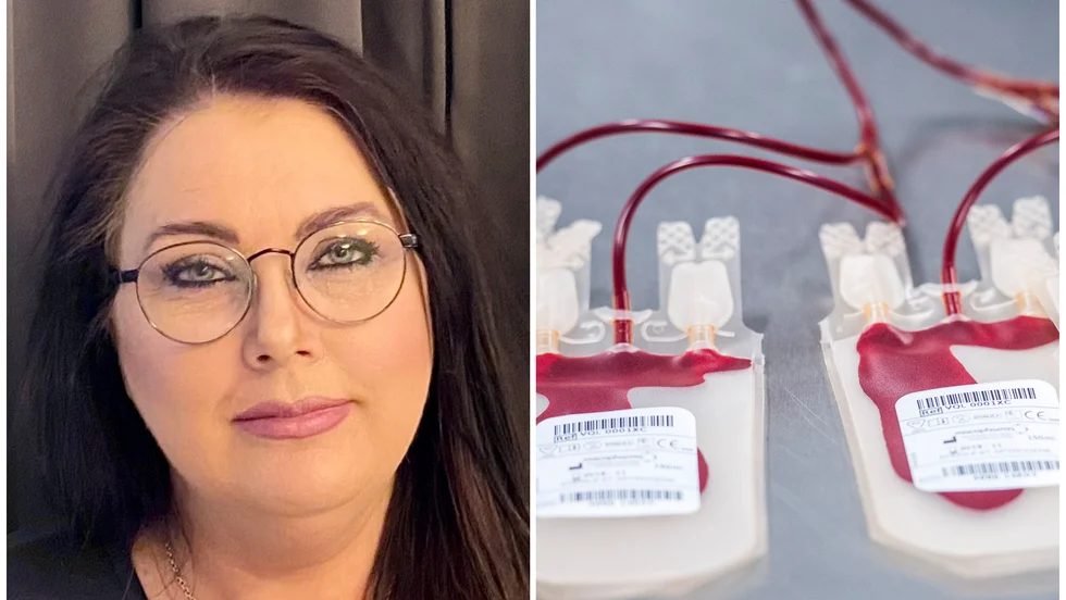 Maggie Östlund vid Blodcentralen på Akademiska sjukhuset uppmanar fler att lämna blod.