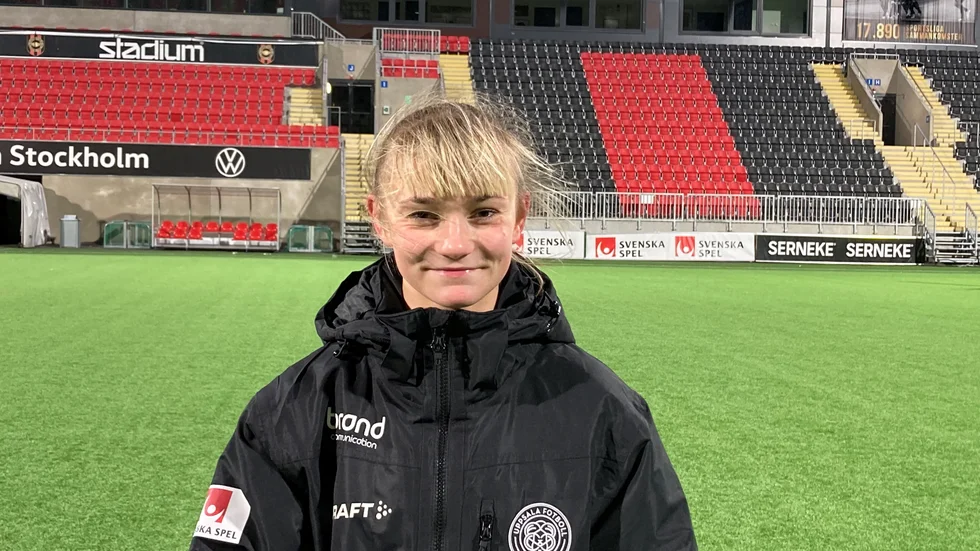 Angelina Thoreson stod för ett drömmål mot Brommapojkarna i svenska cupen.