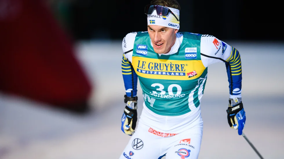 På fredag inleds världscupen i längdskidåkning med minitouren i finska Ruka. Johan Häggström är som enda norrbottning på herrsidan uttagen till truppen som under onsdagen reser till Finland. (Arkivbild)