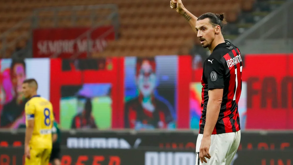 Zlatan Ibrahimovic fortsätter att fylla på i prisskåpet. Nu har anfallaren hela tolv guldbollar. Arkivbild.
