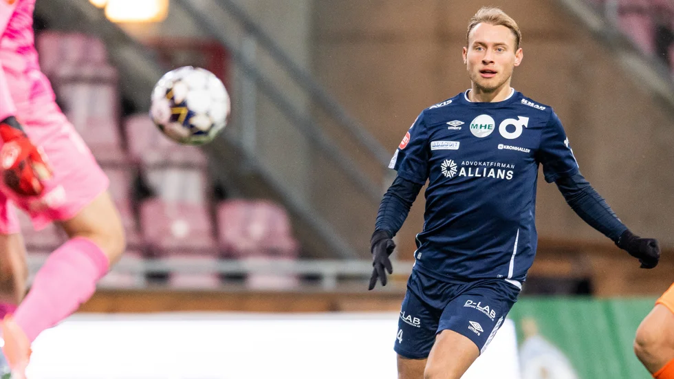Villiam Dahlström i förlustmatchen mot AFC Eskilstuna.