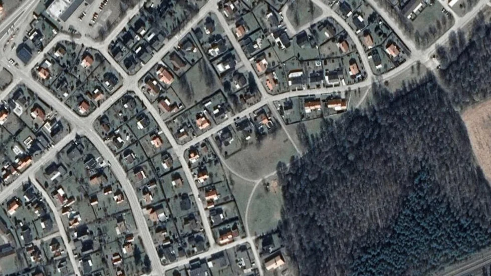 Området kring Riddarängsvägen 6