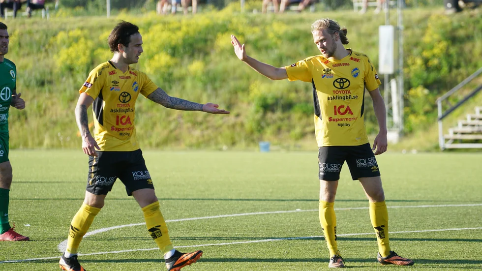 David Lundgren och Arvid Falk Lindgren och Mjölby AI kommer att bli en högst bekant motståndare.