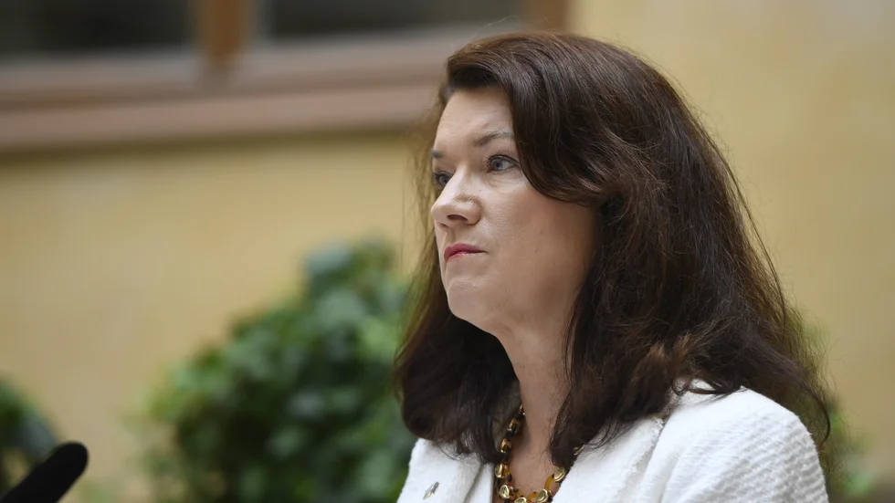Utrikesminister Ann Linde (S).