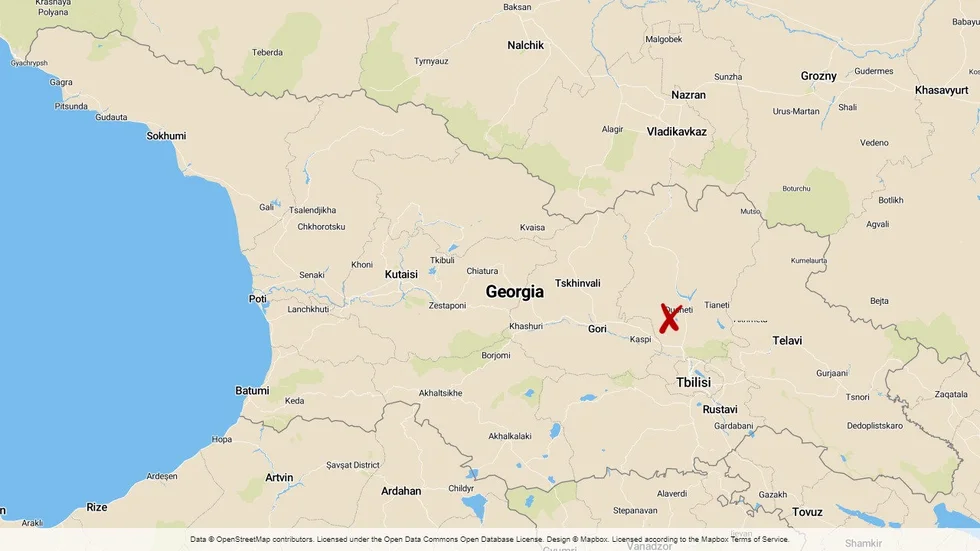 Olyckan inträffade i kommunen Dusheti i regionen Mtscheta-Mtianeti.