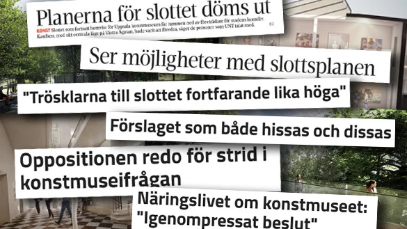 Turerna kring Uppsalas nya konstmuseum är många och långa. Mycket har sagts och tyckts om dess placering. UNT har sammanställt de senaste turerna.