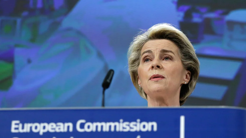 EU-kommissionens ordförande Ursula von der Leyen har kritiserats för sin hantering av coronapandemin, men anser fortsatt att kommissionen agerat på rätt sätt. Arkivbild.