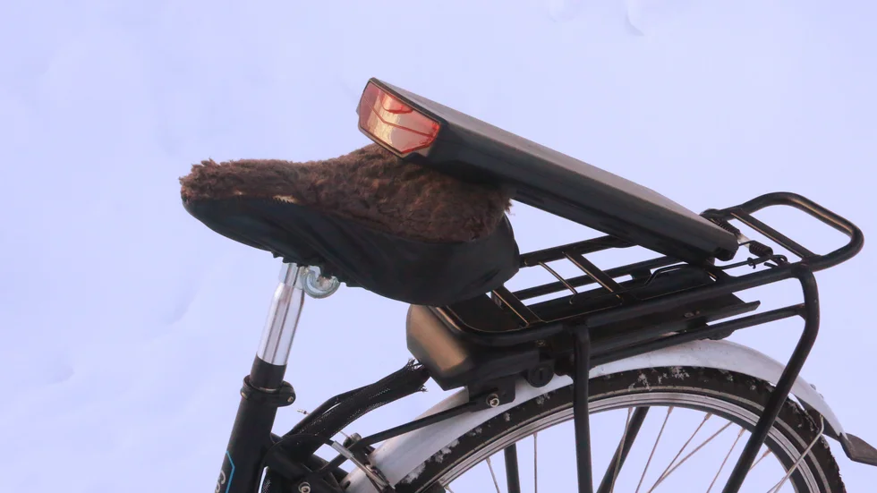 Cykeln är borta, misstänkt stulen.