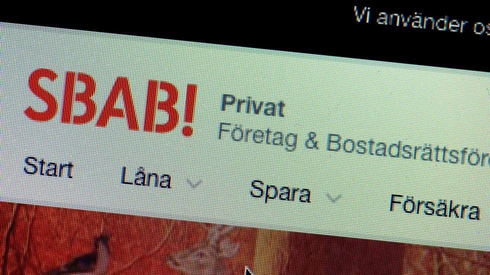 Statliga SBAB tar marknadsandelar på bolånemarknaden. Arkivbild.