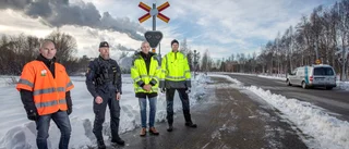 Livsfarliga beteenden vid obevakad järnvägsövergång