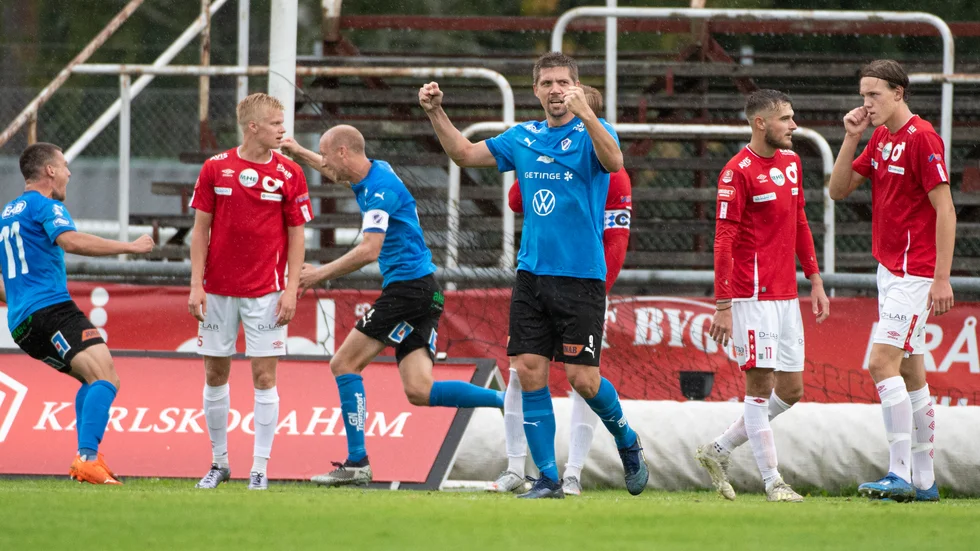 Degerfors deppar efter poängtapp. Arkivbild.