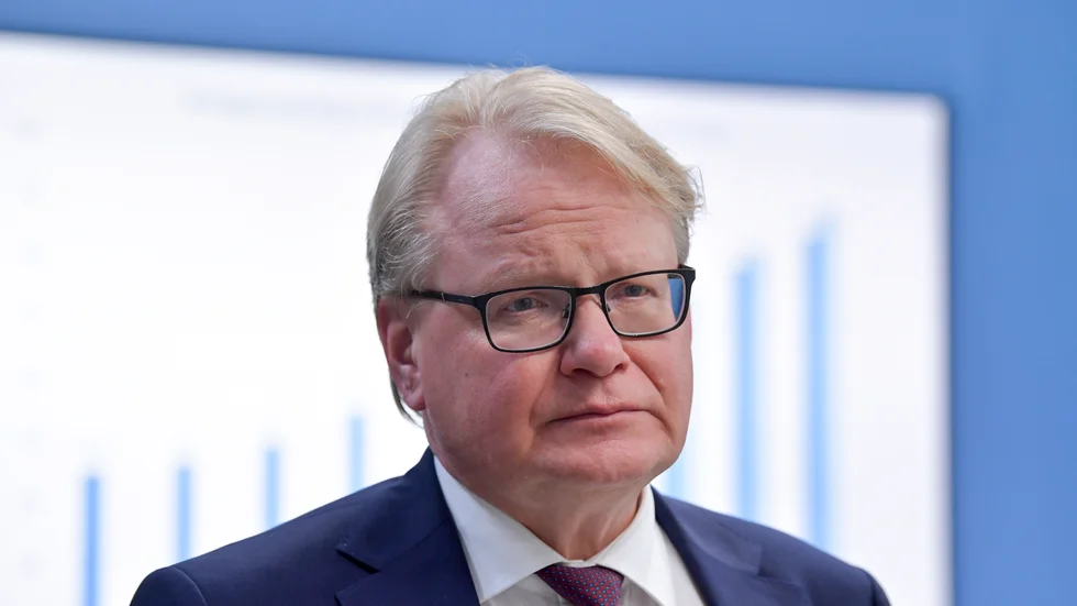 Försvarsminister Peter Hultqvist (S)