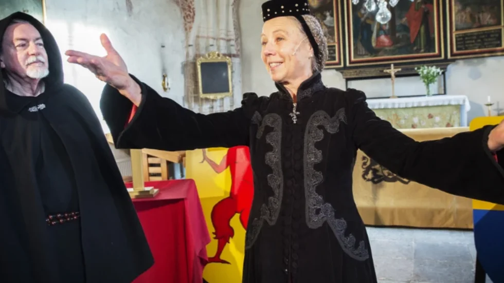 Skådespelaren Vibeke Nielsen är tillbaka med den uppskjutna pjäsen om Kristina Nilsdotter Gyllenstierna.