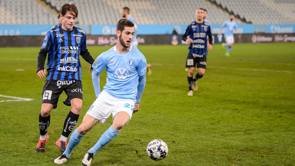 Samuel Wikman gjorde allsvensk debut. 