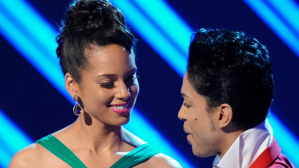 Alicia Keys hyllningstal till Prince finns bland arkivmaterialet som luftas i Rock and Roll Hall of Fames nya podd. Arkivbild.