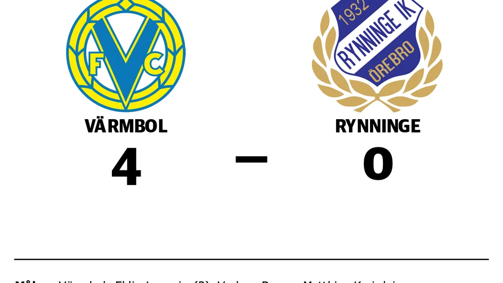 Värmbol vann mot Rynninge
