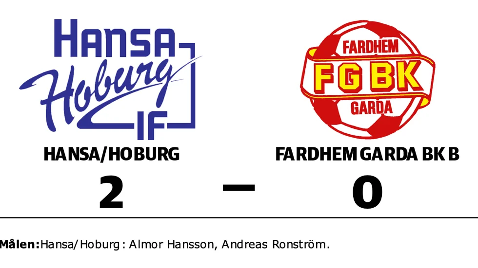 IF Hansa-Hoburg vann mot Fardhem Garda BK B