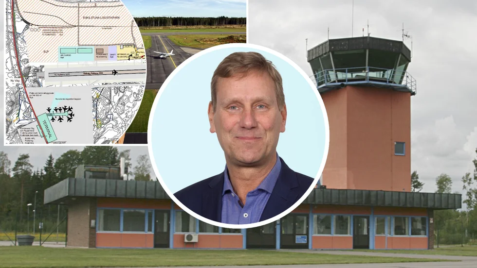 Johan Holmqvist utgår från att intressenterna lämnar ett skarpt bud på det tre miljoner kvadratmeter stora flygplatsområdet i januari.