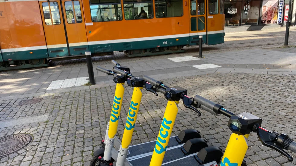 Få klagomål på elsparkcyklarna i Norrköping hittills.