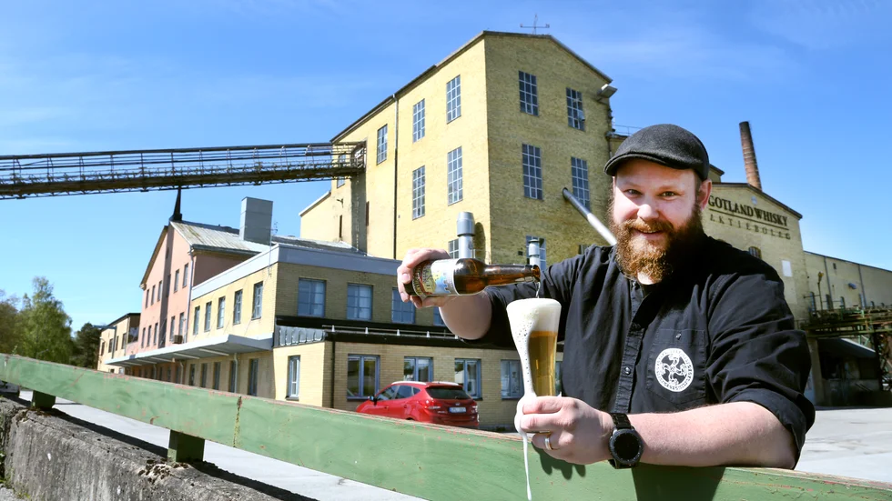 Jens Ederberg hoppas på vackert väder så att Ölets dag kan firas ordenligt utomhus.