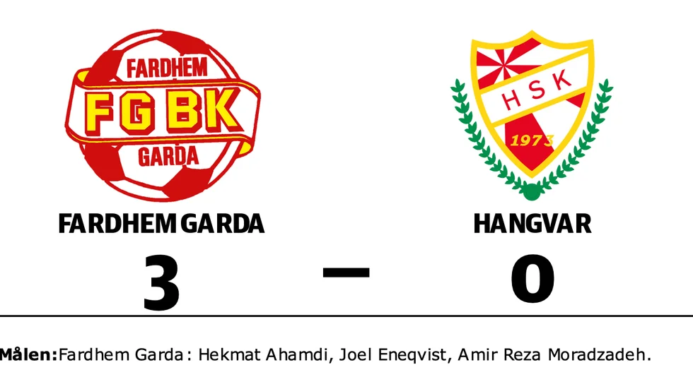 Fardhem Garda BK vann mot Hangvar SK