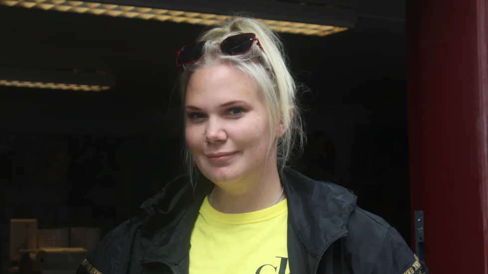 Lina Kemle, ägare av Hund- och Kattshopen i Söderköping.
