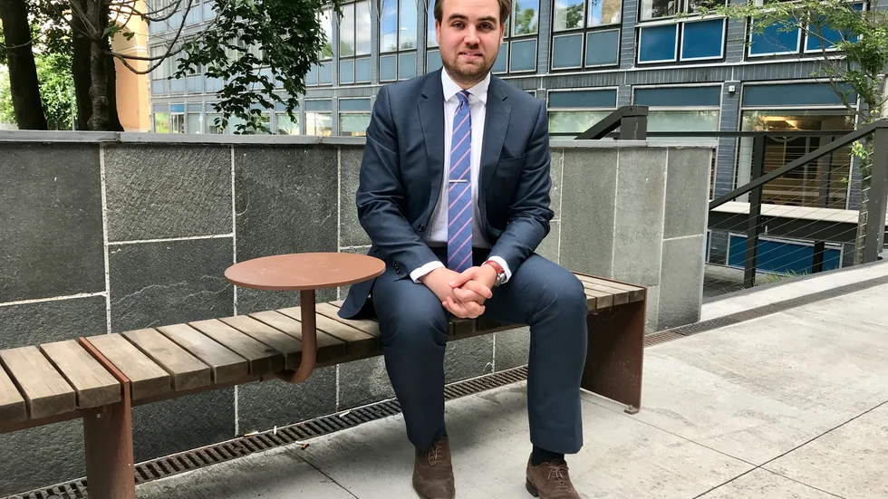 Gustaf Reinfeldt är Uppsalabo sedan ett och ett halvt år tillbaka. I höst är han aktuell med en bok som han gjort tillsammans med sin far, den tidigare moderata statsministern Fredrik Reinfeldt.