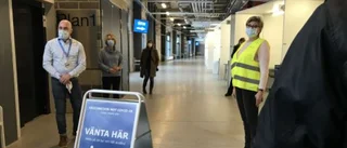 Så ser nya vaccinationscentralen ut - vi var på plats