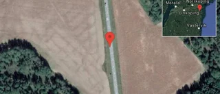 En personbil i trafikolycka