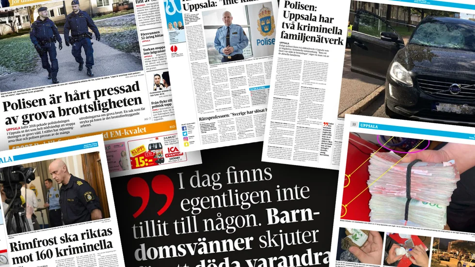 Genom åren har det blivit många artiklar om det kriminella Uppsala.