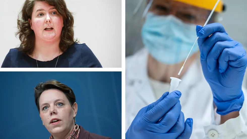 Kaisa Karro (S) ordförande i regionstyrelsen i Östergötland och Marie Morell (M) oppositionsråd i regionstyrelsen svarar på om testning har blivit en fråga för ett politiskt spel.
