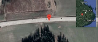 Singelolycka på väg 515 - helt stopp i ett körfält