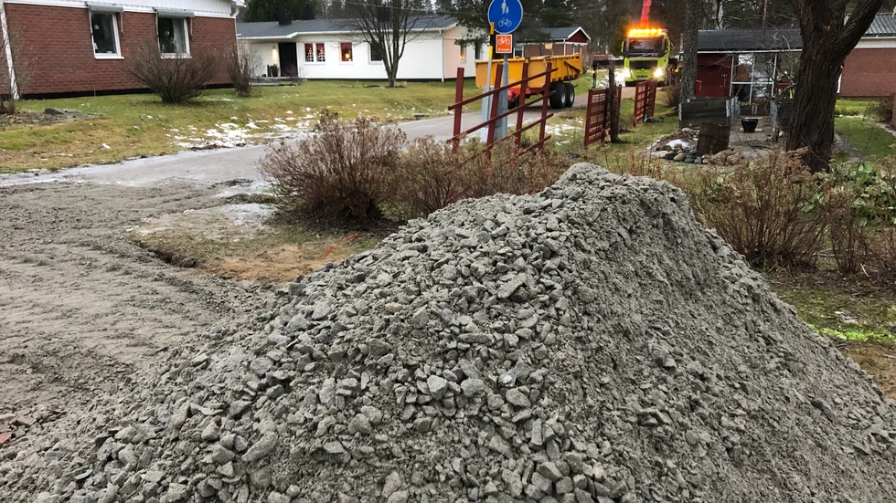 Boende på Svartudden blev på tisdagen utan vatten sedan en vattenläcka uppstått.