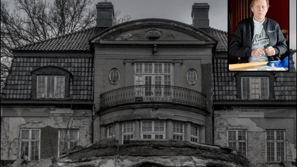 Köparen hävdar att någon har använt sig av hans maskiner på fastigheten, men polisen menar att det inte är en fråga för dem.