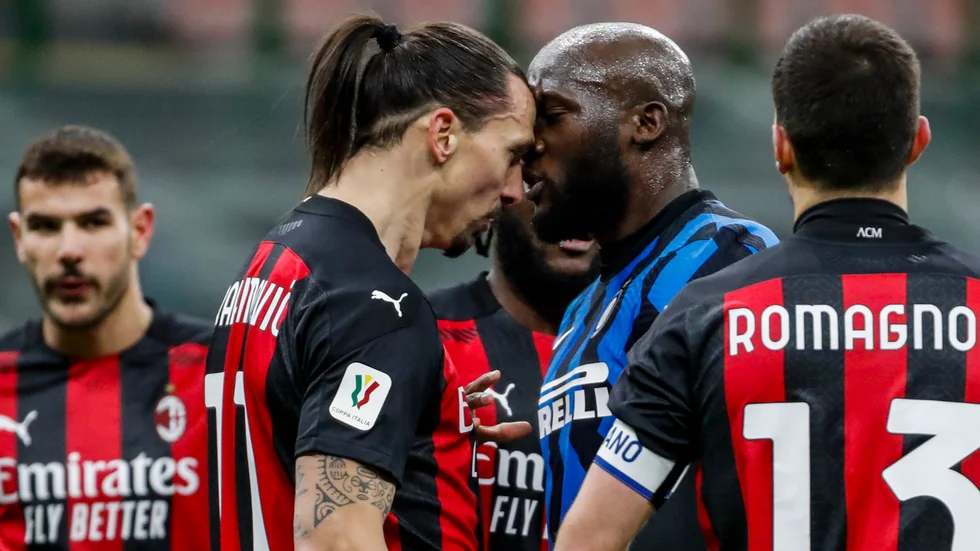 Zlatan Ibrahimovic och Romelu Lukaku var arga på varandra. Arkivbild.