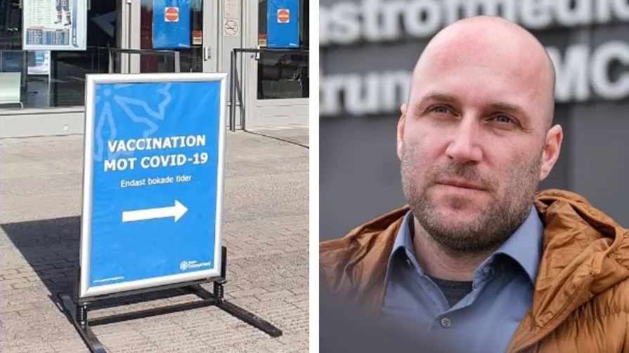 Rickard Lundin ingår i den regionala sjukvårdsledningen och är presstalesperson i frågor som rör vaccineringen mot covid-19. 