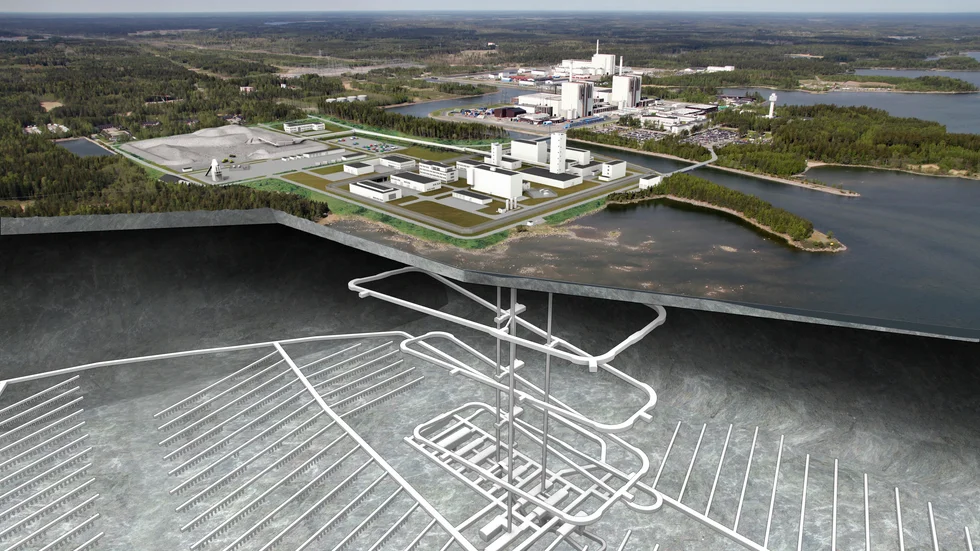 Det planerade slutförvaret i Östhammars kommun. Strålsäkerhetsmundigheten och Östhamar har sagt ja. Nu måste regeringen komma till skott, anser Nyköpings kommun.
