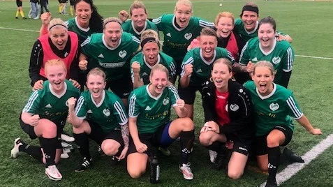 Julitas seriesegrande damlag. Bakre raden från vänster: Moa Walhgren, Jessica Håkansson, Emma Gustavsson, Hanna Puman, Fia Ekholm,  Mikaela Antmar. Mittenraden från vänster: Emma Gustavsson, Viktoria Ekholm, Desirée Westling, Fia Karlsson. Nedre raden från vänster: Thea Karlsson, Julia Tegebjer, Linnea Davidsson, Ellinor Pallhed, Kajsa Bergström.