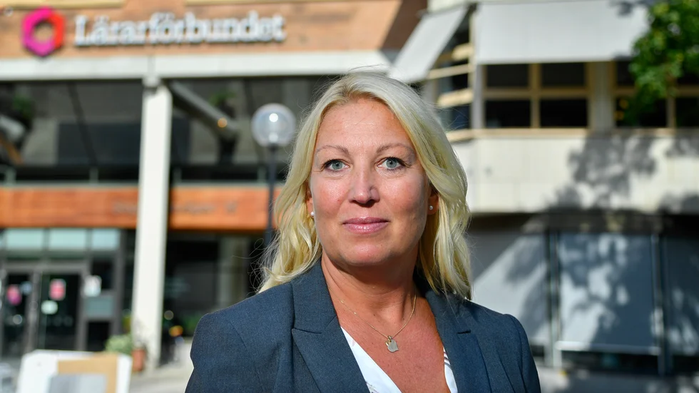Johanna Jaara Åstrand, ordförande för Lärarförbundet. Arkivbild.