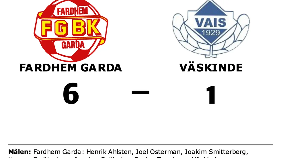 Fardhem Garda BK vann mot Väskinde AIS
