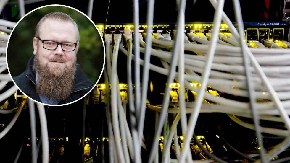 Andreas Peterzén, digitaliseringschef i Katrineholm, konstaterar att man inte får slappna av, men att han ändå är trygg med kommunens åtgärder och kompetens.
