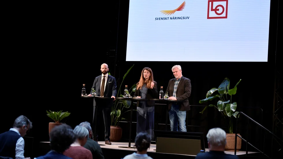 Svenskt näringsliv och LO höll under onsdagen gemensam pressträff angående den nya LAS-överenskommelsen.