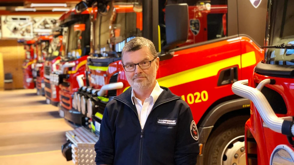 Räddningschefen Torbjörn Johansson befarar att de närmaste många kan komma att smittas av covid-19 de närmaste veckorna. (Arkivbild)
