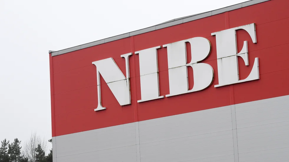 Nibe Industrier, stor tillverkare av värmepumpar, rapporterar kvartalssiffror. Arkivbild