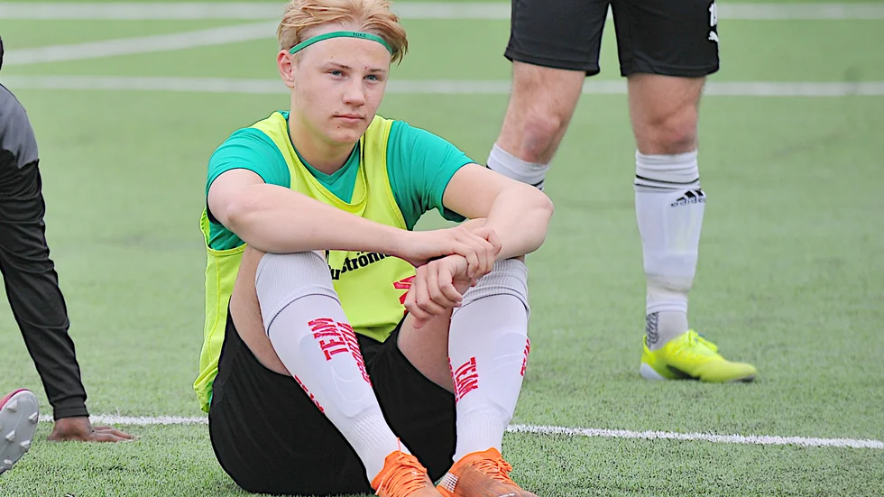 Ante Vukusic Hjelm gjorde Baiks enda mål vid premiären där Bergnäset förlorade med 1-3 borta mot Sandvik.