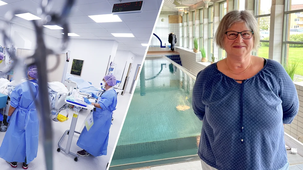 Carina Lindahl, sjuksköterska på Kullbergska sjukhuset, blev sjuk i covid-19 förra våren. Hon vårdades i respirator på Mälarsjukhuset i 25 dagar. Nu har hon börjat jobba halvtid, samtidigt som hon rehabiliteras av kollegor på en annan avdelning. 