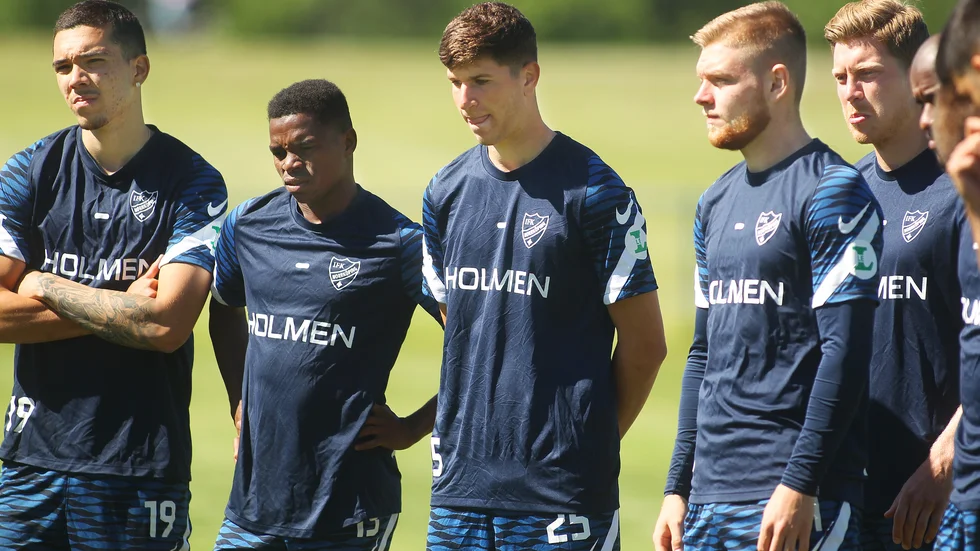Lucas Lima, Abdulrazaq Ishaq, Emanuel Chabo, Dino Salihovic och Alexander Fransson.